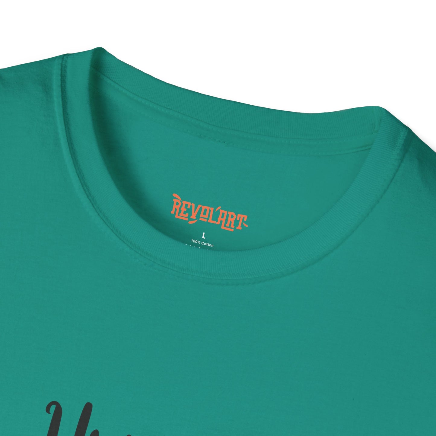 Cute HUGSY Graphic Unisex Softstyle T-Shirt, Holiday Gift, Casual Wear, Cute T-Shirt, Fun Apparel, Christmas Shirt for Friends Lovers