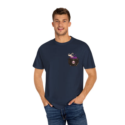 Cauldron Boil Me Halloween Unisex Garment-Dyed T-shirt