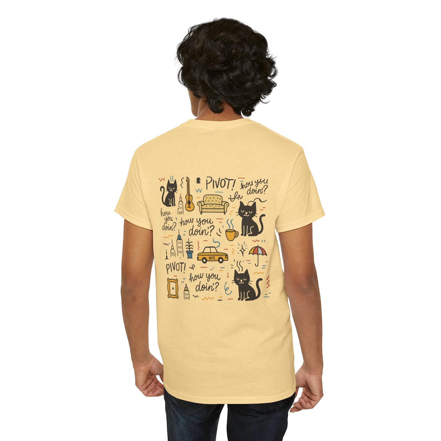 Friends Vibe Unisex Heavy Cotton Tee for Friends Lovers