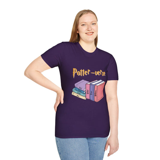 Potter-verse Unisex Softstyle T-Shirt - Perfect for Book Lovers & Fans
