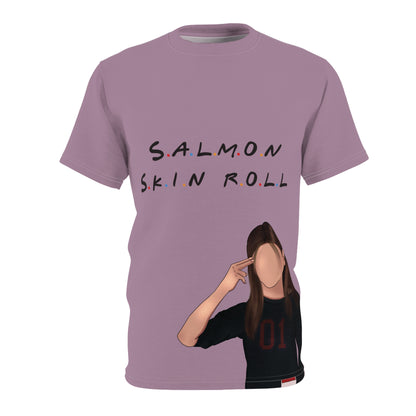 Salmon Skin Roll Unisex Tee - Trendy Graphic T-Shirt for Friends Lovers