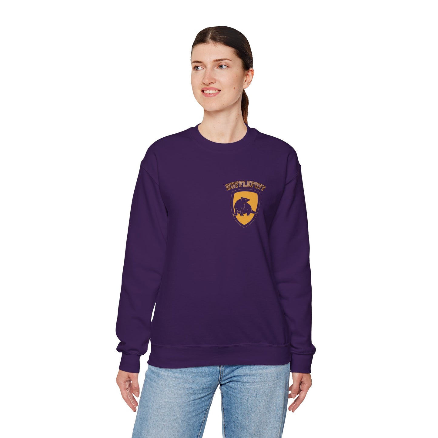 Hufflepuff Crewneck Sweatshirt - Unisex Heavy Blend™ | Cozy & Stylish for Fans | Harry Potter