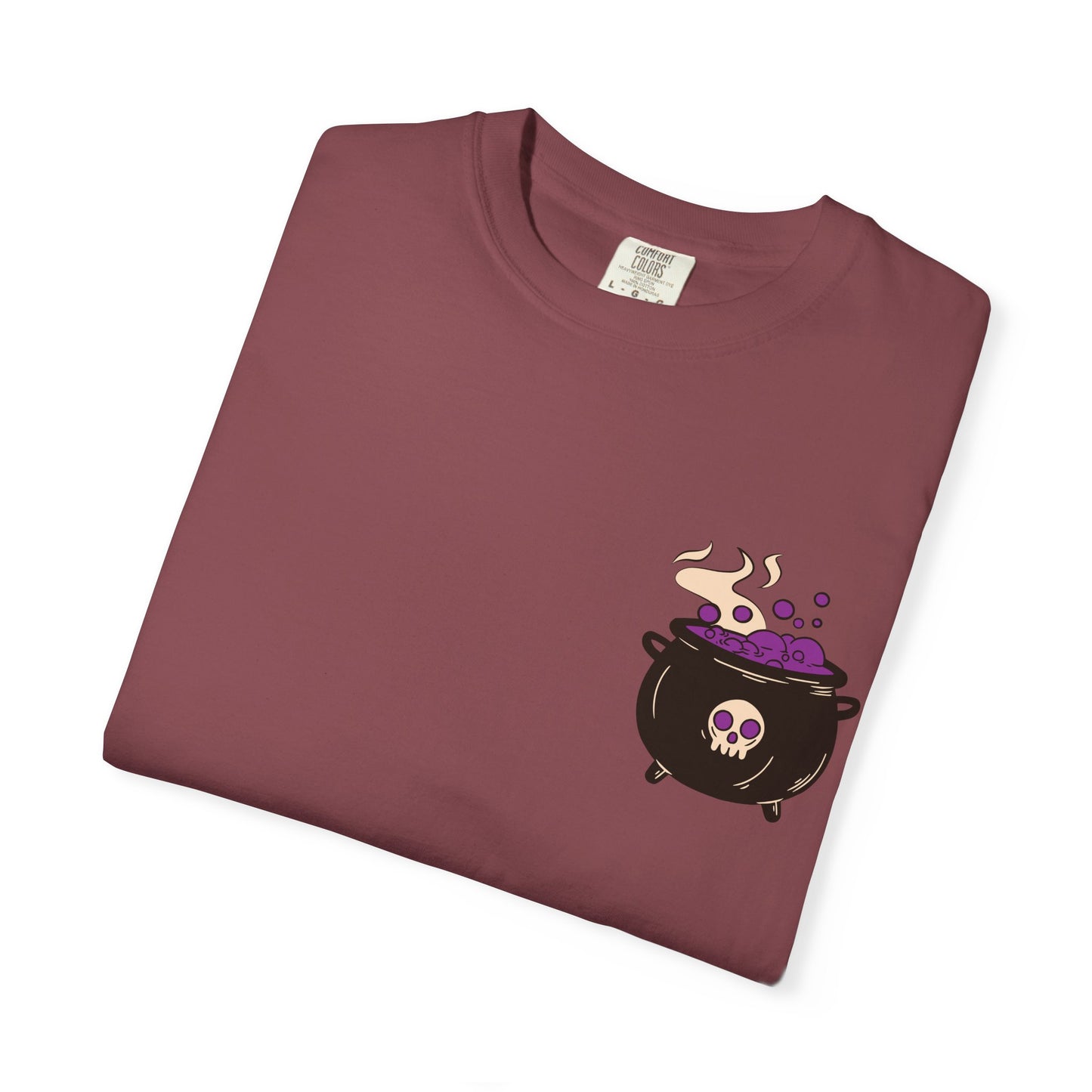 Cauldron Boil Me Halloween Unisex Garment-Dyed T-shirt