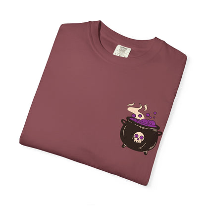 Cauldron Boil Me Halloween Unisex Garment-Dyed T-shirt