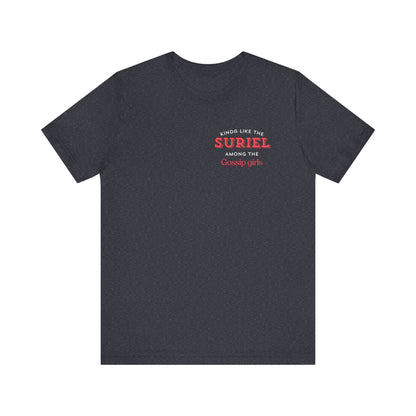 Suriel among gossip Unisex Jersey Short Sleeve Tee