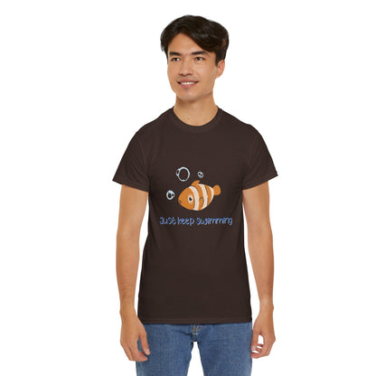 Just Keep Swimming Unisex Cotton Tee – It Ends With Us Inspired Shirt