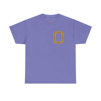 F.R.I.E.N.D.S Peephole Frame Unisex Heavy Cotton Tee
