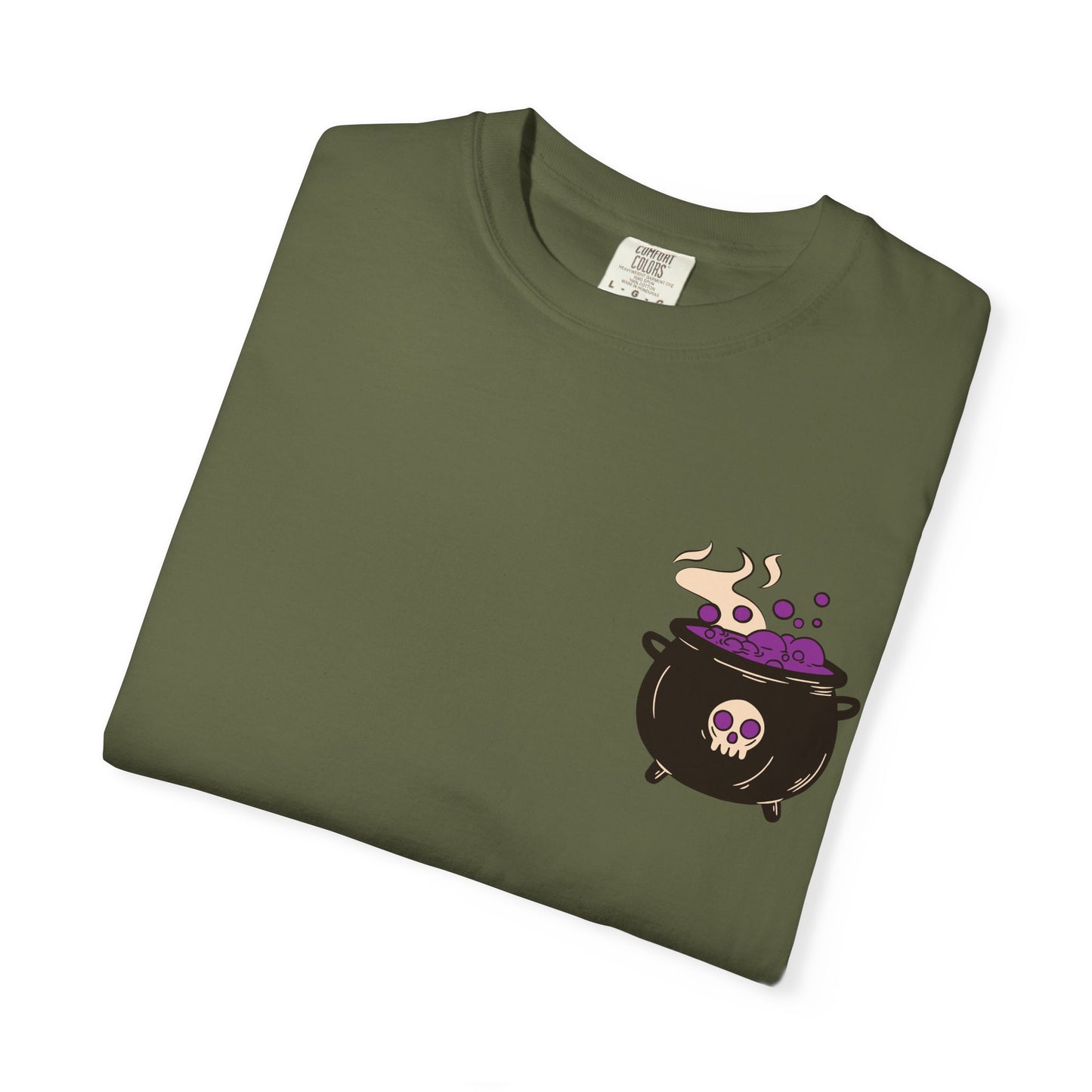 Cauldron Boil Me Halloween Unisex Garment-Dyed T-shirt