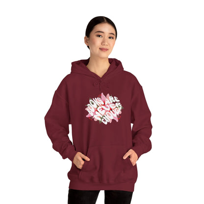 Books Are Never Enough Unisex Heavy Blend™ Hoodie for Book lovers