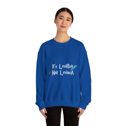It's LeviOsa Not LeviOsA Crewneck Sweatshirt | Wizard Sweatshirt for Potter Fans