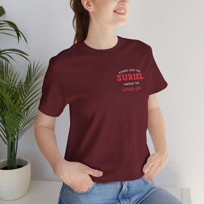 Suriel among gossip Unisex Jersey Short Sleeve Tee