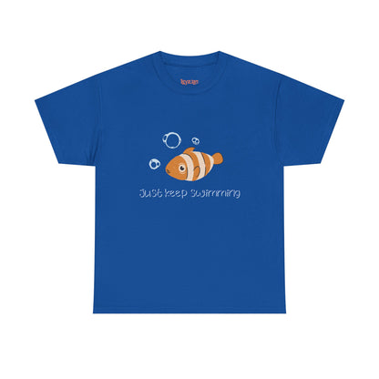 Just Keep Swimming Unisex Cotton Tee – It Ends With Us Inspired Shirt