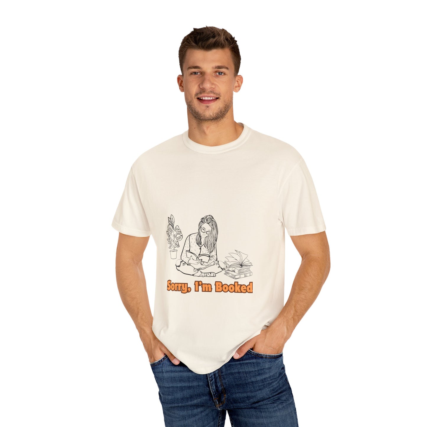 I'm Booked Unisex Garment-Dyed T-shirt