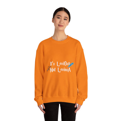 It's LeviOsa Not LeviOsA Crewneck Sweatshirt | Wizard Sweatshirt for Potter Fans