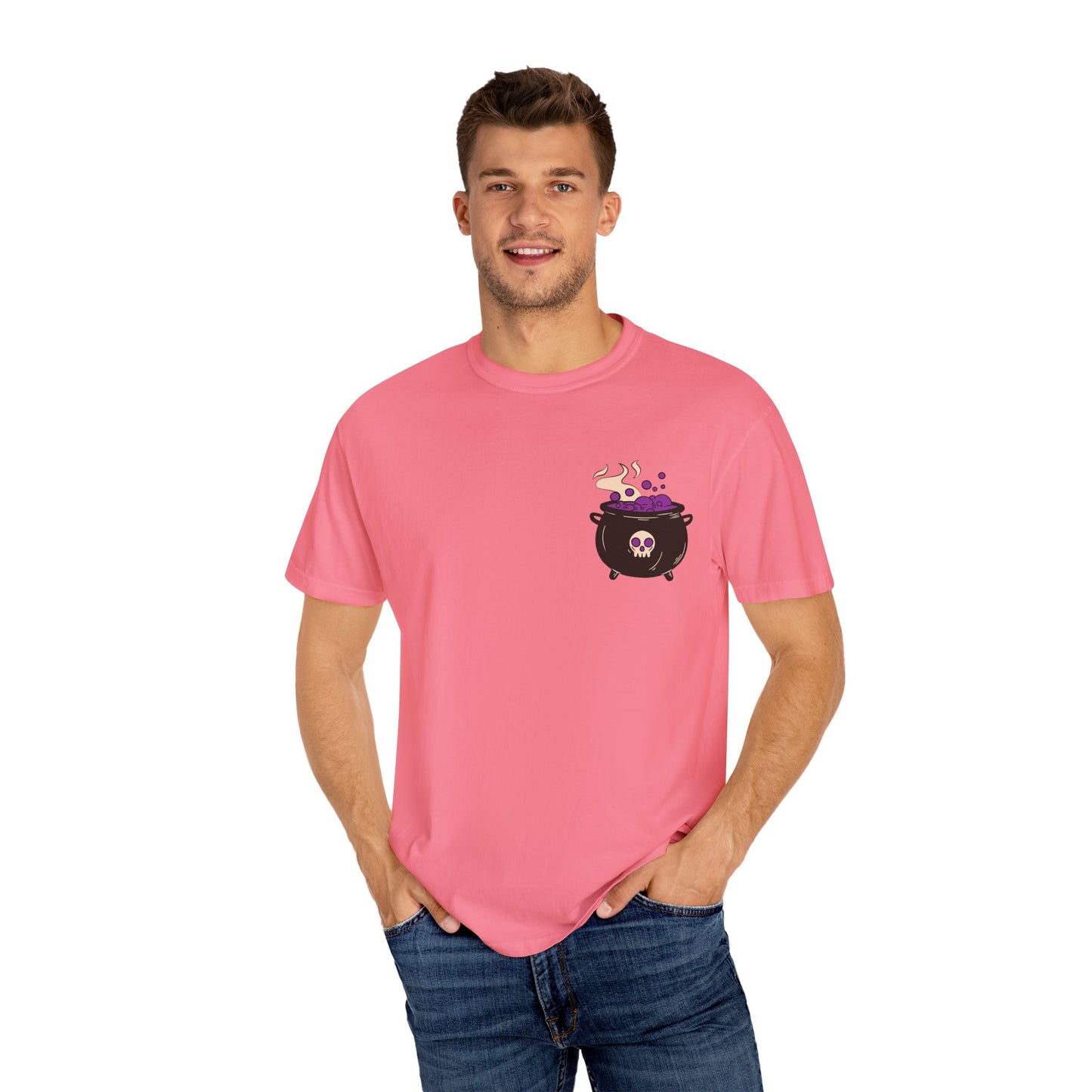 Cauldron Boil Me Halloween Unisex Garment-Dyed T-shirt