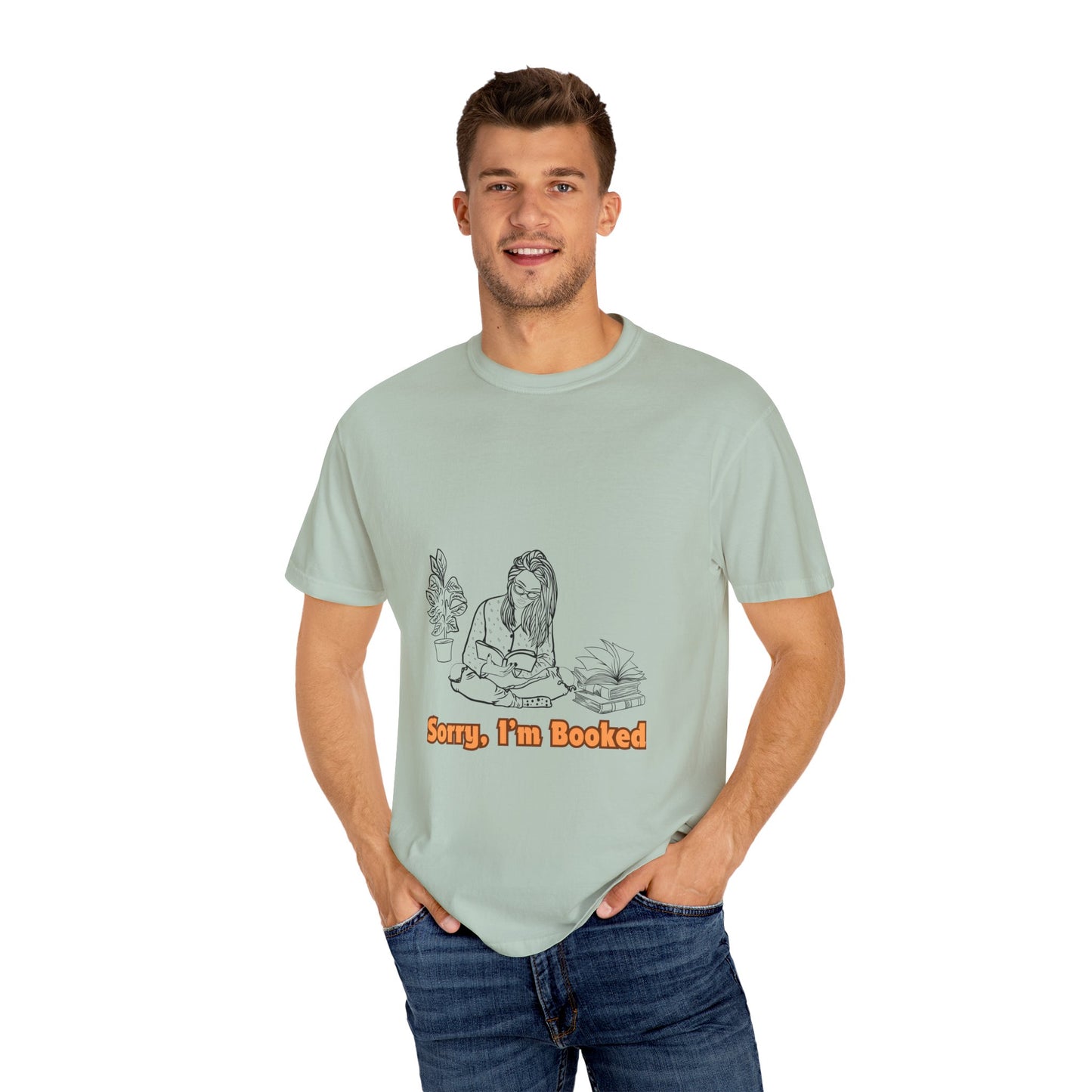 I'm Booked Unisex Garment-Dyed T-shirt