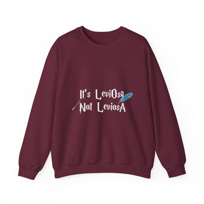 It's LeviOsa Not LeviOsA Crewneck Sweatshirt | Wizard Sweatshirt for Potter Fans
