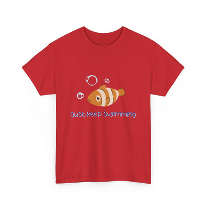 Just Keep Swimming Unisex Cotton Tee – It Ends With Us Inspired Shirt
