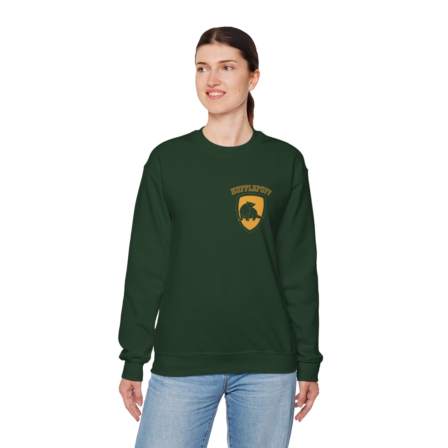 Hufflepuff Crewneck Sweatshirt - Unisex Heavy Blend™ | Cozy & Stylish for Fans | Harry Potter