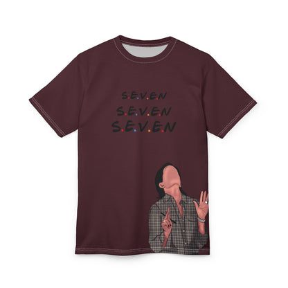 S.E.V.E.N Unisex Cut & Sew Tee - Trendy Graphic Tee for FRIENDS Fans