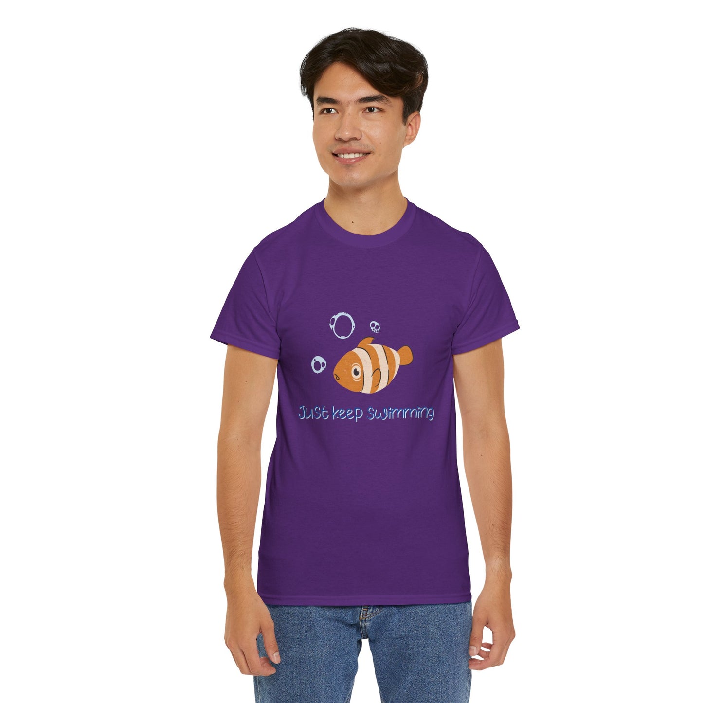 Just Keep Swimming Unisex Cotton Tee – It Ends With Us Inspired Shirt