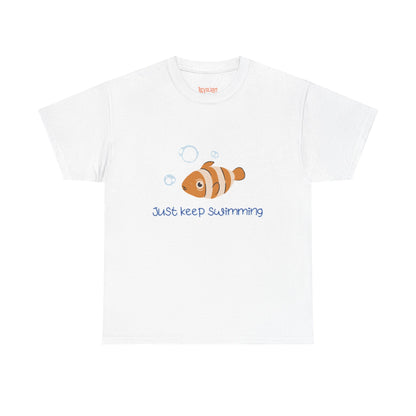Just Keep Swimming Unisex Cotton Tee – It Ends With Us Inspired Shirt