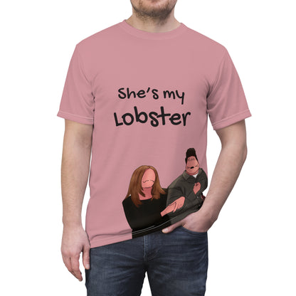 "She's my Lobster" Unisex Lobster Graphic Tee - Perfect for Friends Fans & Romantic Occasions