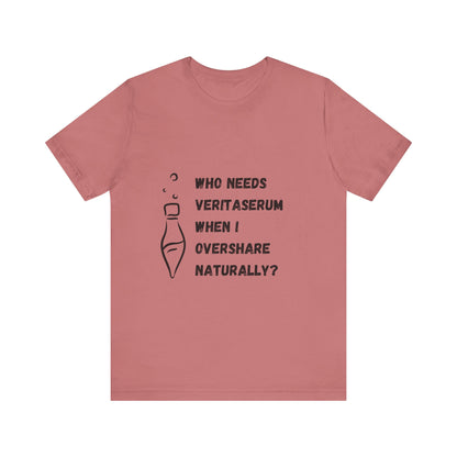 Veritaserum Unisex Jersey Short Sleeve Tee