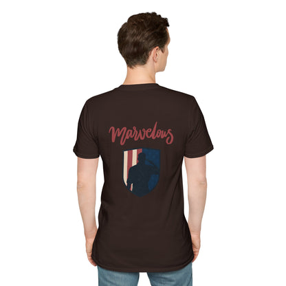 Marvelous Unisex Softstyle T-Shirt - Motivational Graphic Tee for Everyday Inspiration
