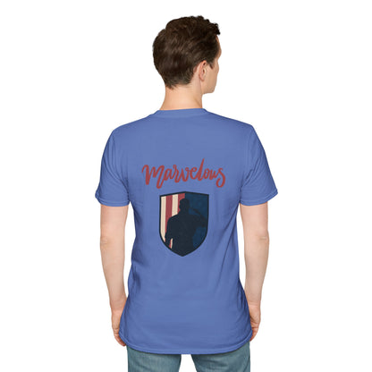 Marvelous Unisex Softstyle T-Shirt - Motivational Graphic Tee for Everyday Inspiration