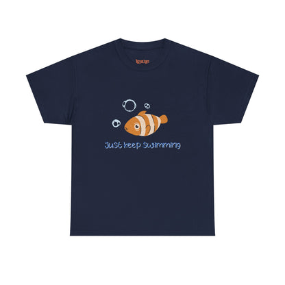Just Keep Swimming Unisex Cotton Tee – It Ends With Us Inspired Shirt