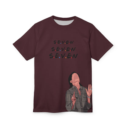 S.E.V.E.N Unisex Cut & Sew Tee - Trendy Graphic Tee for FRIENDS Fans