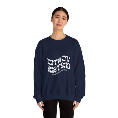 Introverted Book Lovers Sweatshirt - Unisex Heavy Blend™ Crewneck