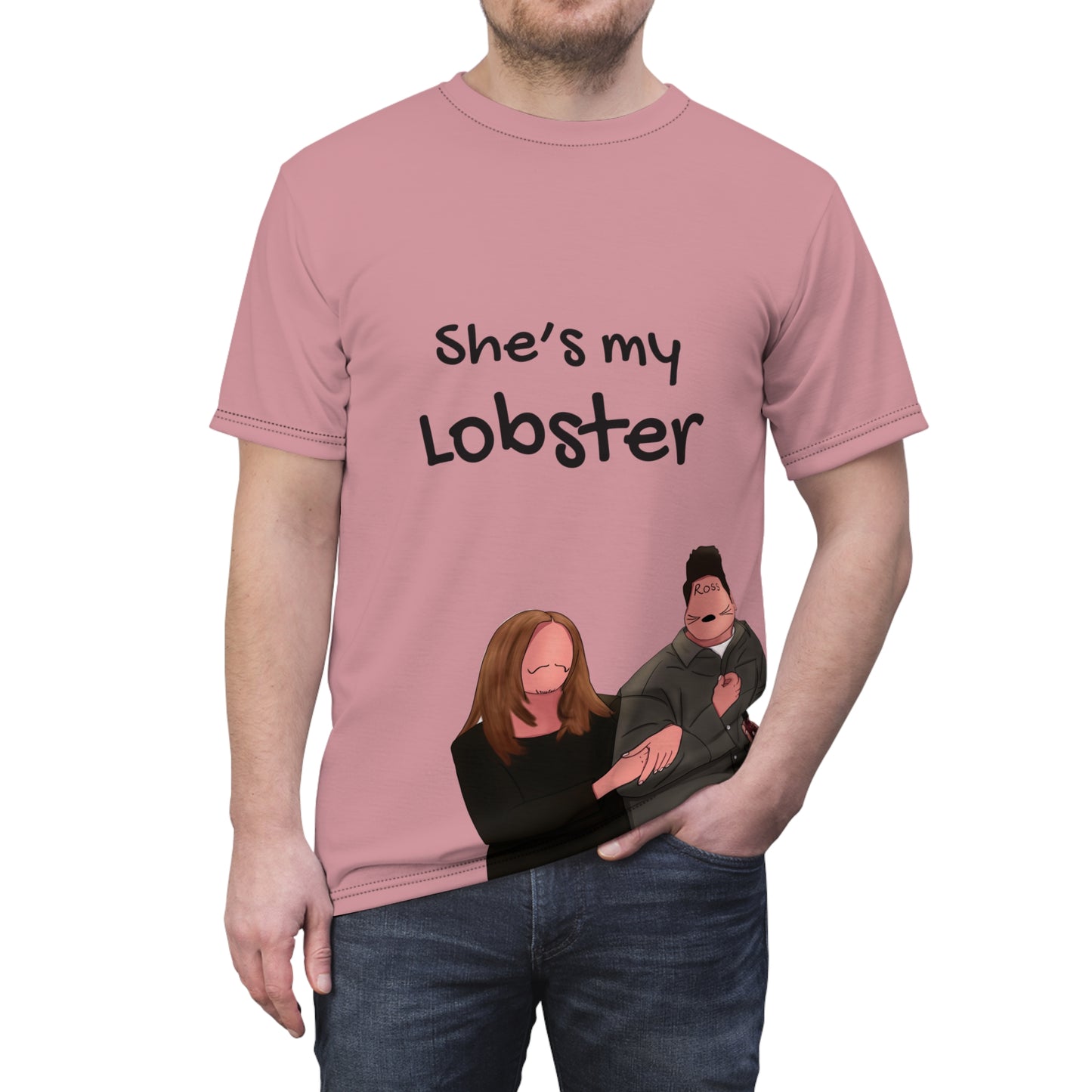 "She's my Lobster" Unisex Lobster Graphic Tee - Perfect for Friends Fans & Romantic Occasions