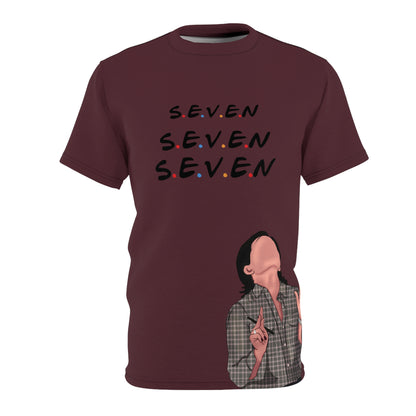 S.E.V.E.N Unisex Cut & Sew Tee - Trendy Graphic Tee for FRIENDS Fans