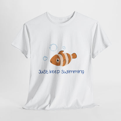 Just Keep Swimming Unisex Cotton Tee – It Ends With Us Inspired Shirt