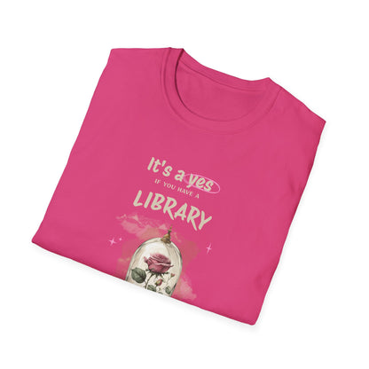 Library Beast Unisex Softstyle T-Shirt - Perfect for Book Lovers