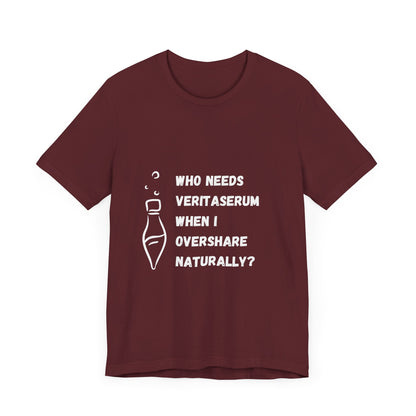 Veritaserum Unisex Jersey Short Sleeve Tee