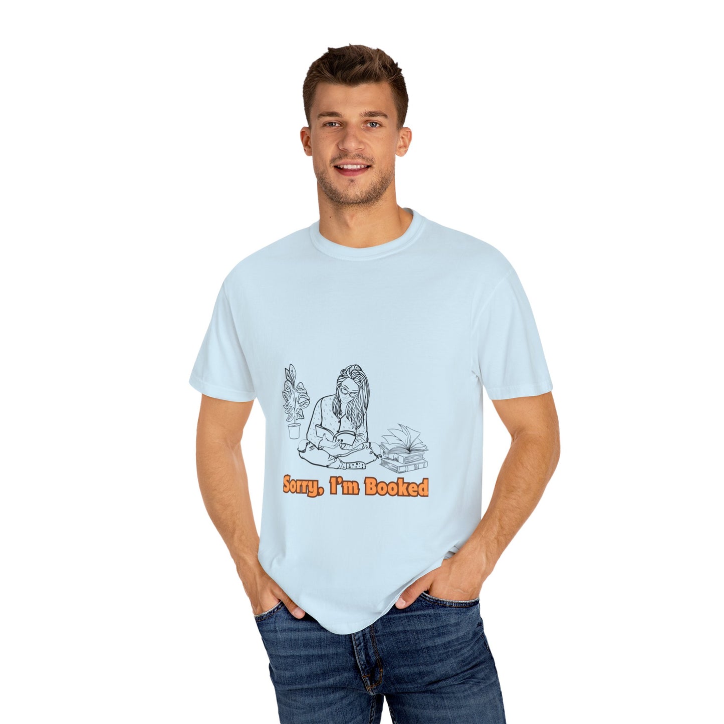 I'm Booked Unisex Garment-Dyed T-shirt