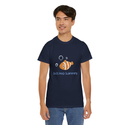 Just Keep Swimming Unisex Cotton Tee – It Ends With Us Inspired Shirt