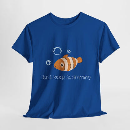 Just Keep Swimming Unisex Cotton Tee – It Ends With Us Inspired Shirt