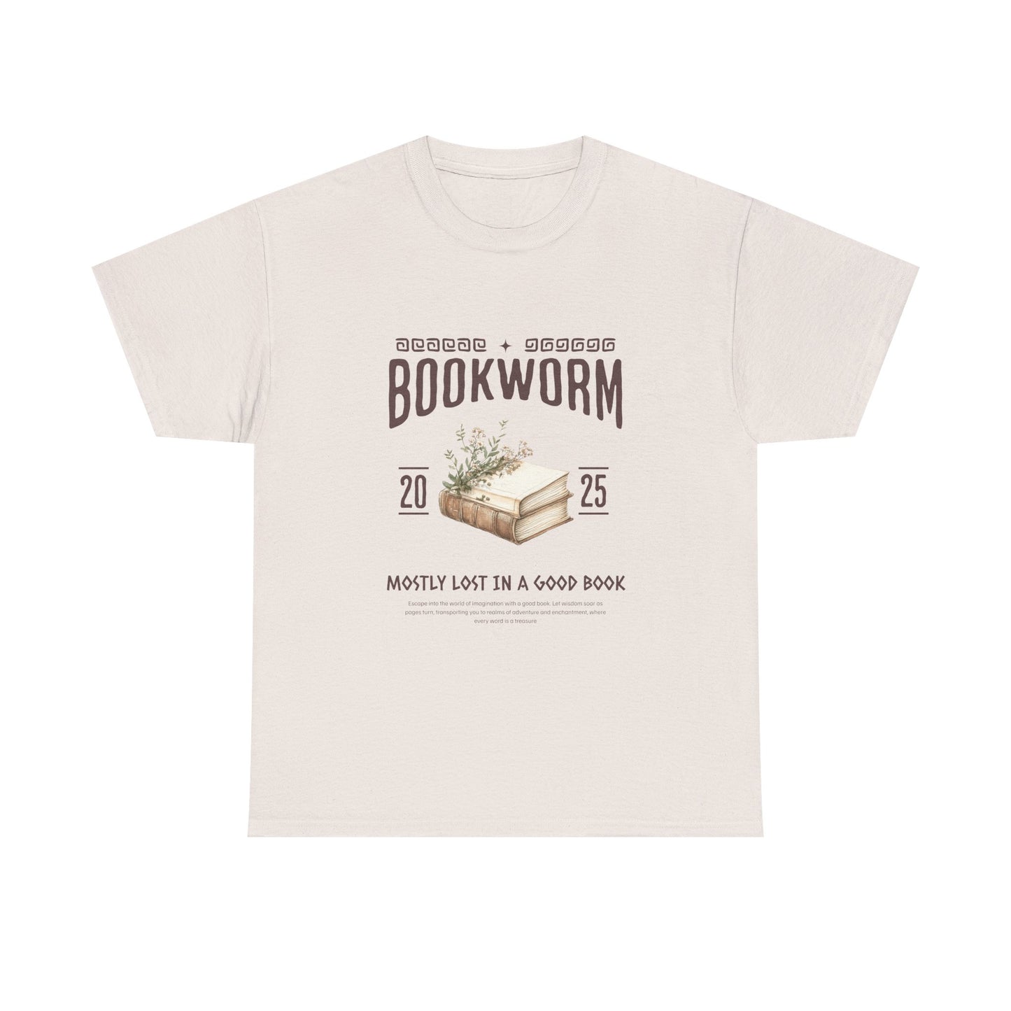 Bookworm Unisex Heavy Cotton Tee – Perfect for Literature Lovers