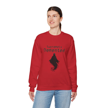 Supremely Demented Sweatshirt, Cozy Unisex Crewneck, Quirky Casual Wear | Harry Potter fans