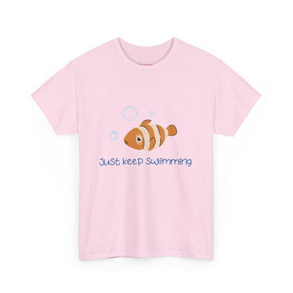 Just Keep Swimming Unisex Cotton Tee – It Ends With Us Inspired Shirt