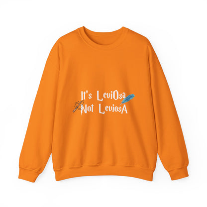 It's LeviOsa Not LeviOsA Crewneck Sweatshirt | Wizard Sweatshirt for Potter Fans