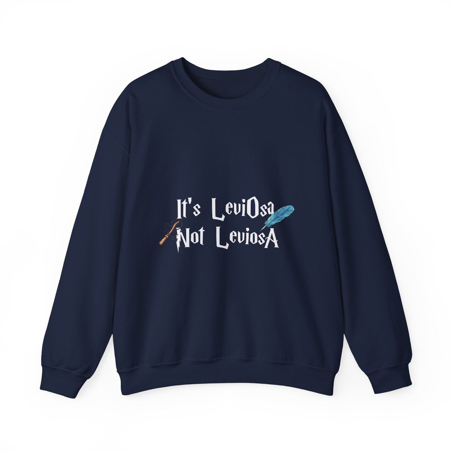 It's LeviOsa Not LeviOsA Crewneck Sweatshirt | Wizard Sweatshirt for Potter Fans