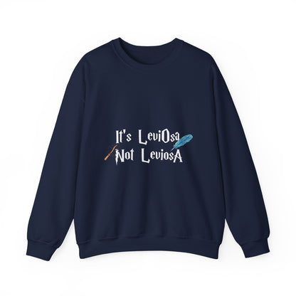 It's LeviOsa Not LeviOsA Crewneck Sweatshirt | Wizard Sweatshirt for Potter Fans