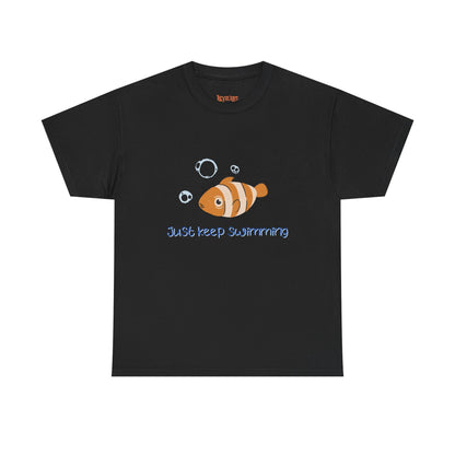 Just Keep Swimming Unisex Cotton Tee – It Ends With Us Inspired Shirt