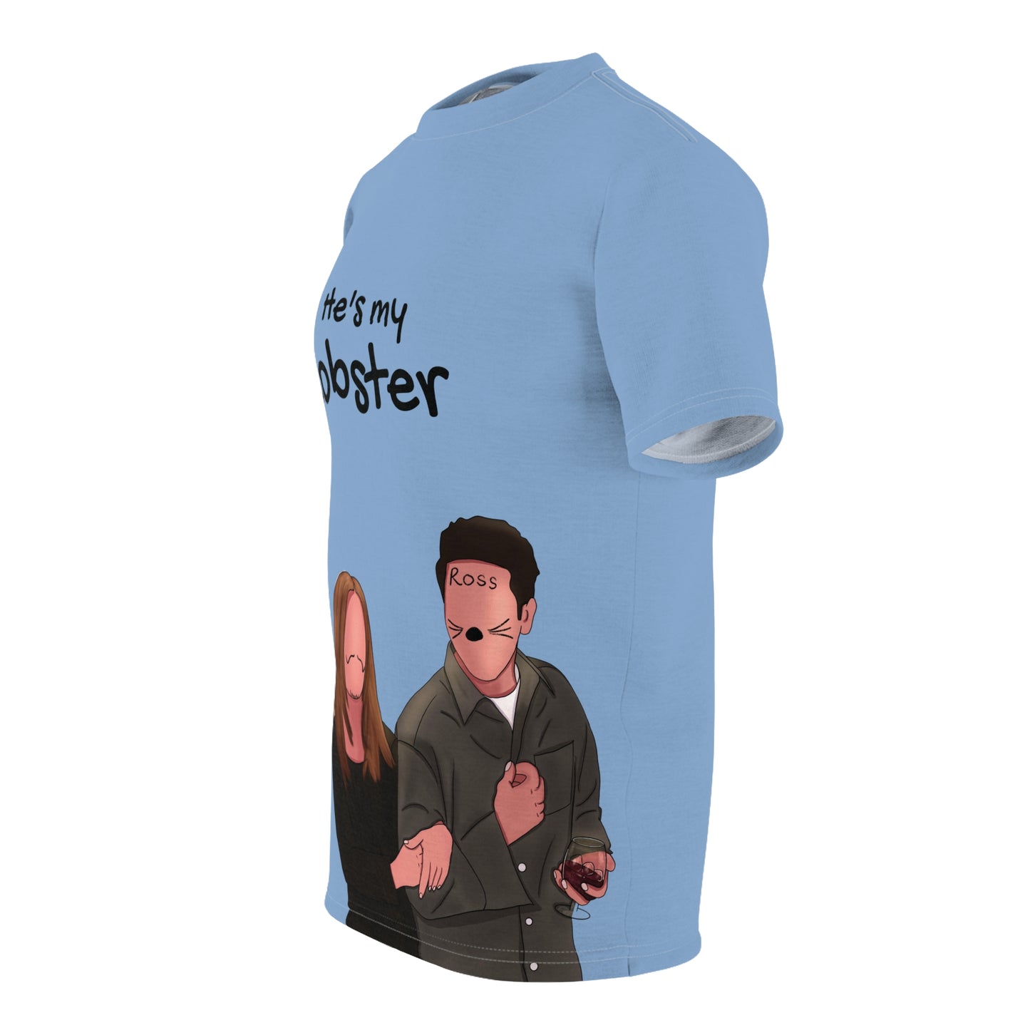 Cute Unisex Tee - "He's My Lobster" Graphic Tee for Friends Fans