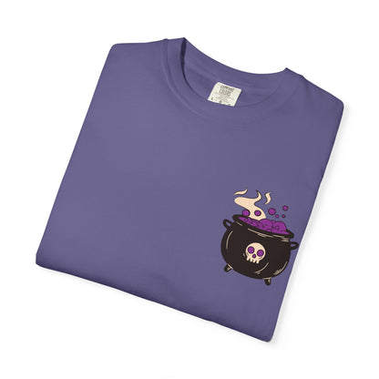 Cauldron Boil Me Halloween Unisex Garment-Dyed T-shirt